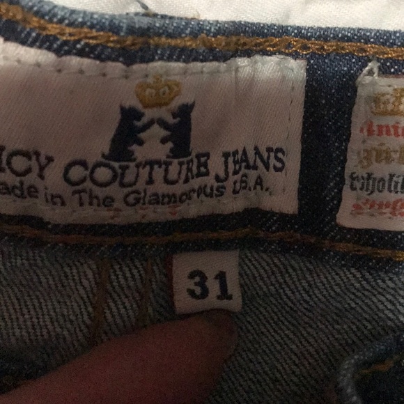 Juicy Couture Denim Jean Shorts 31 - Picture 3 of 5